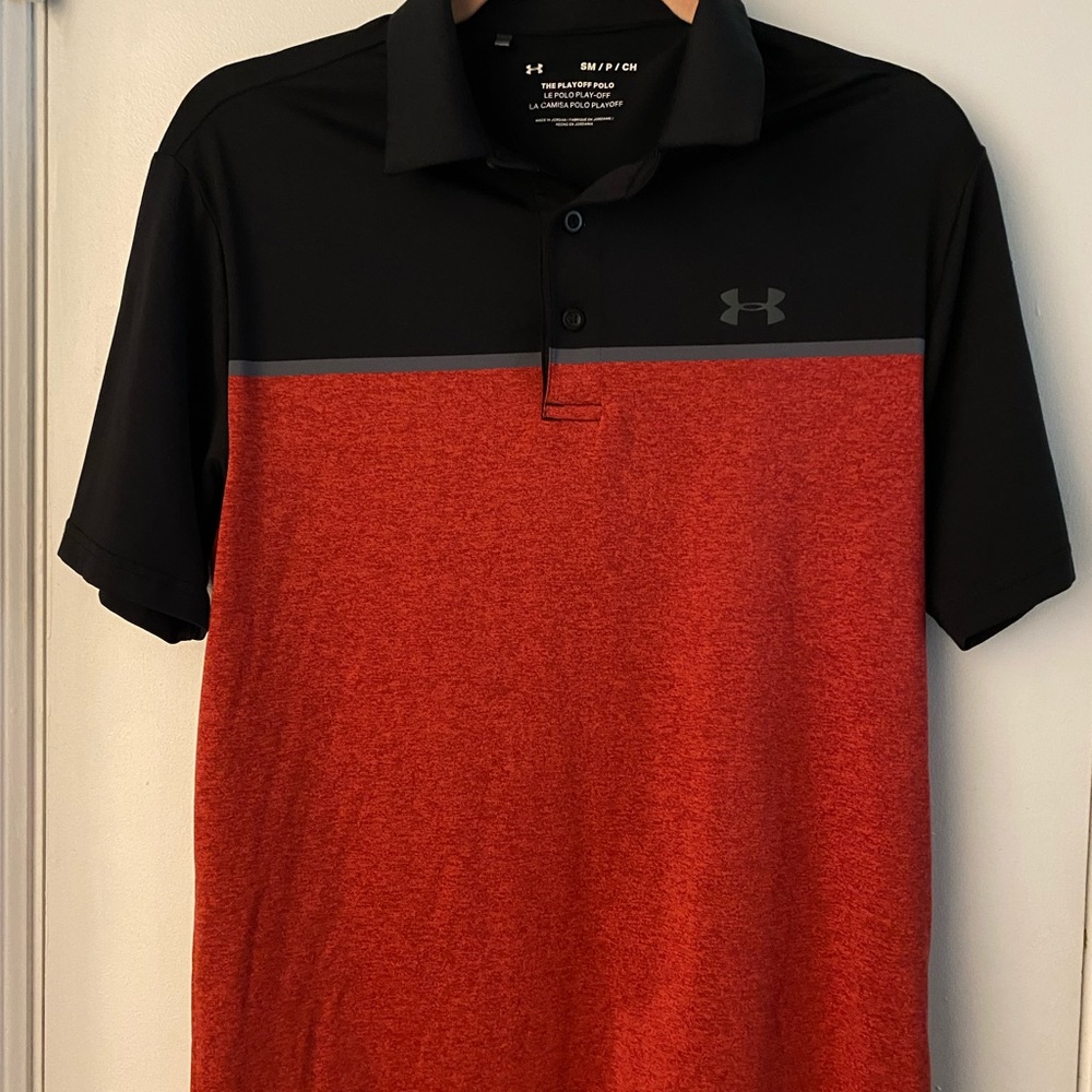 Under Armor two-tone polo small